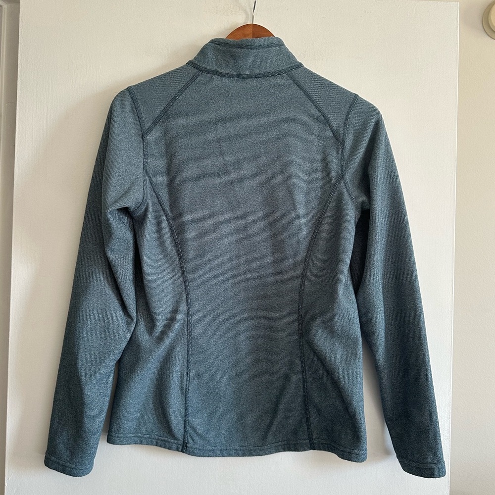 The North Face Light Blue Quarter Zip Long Sleeve Pullover Size Small EUC - Picture 3 of 7